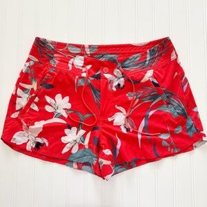 Athleta Tropical Floral Hudson Boardshort - Size 10